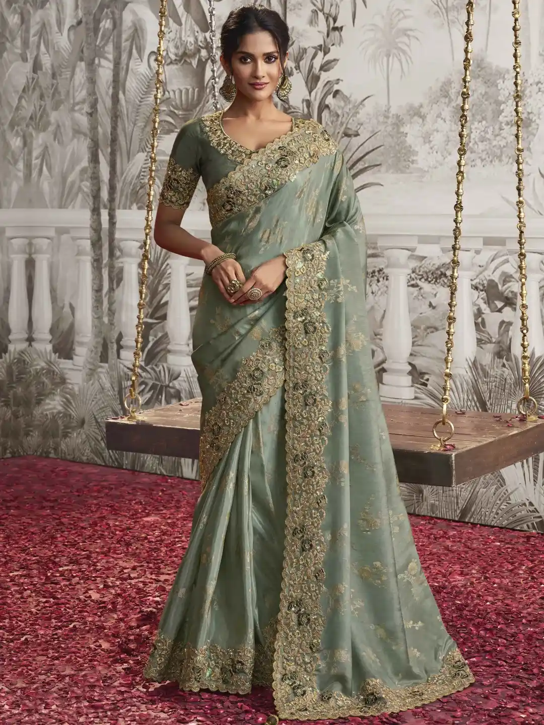 Engagement Saree