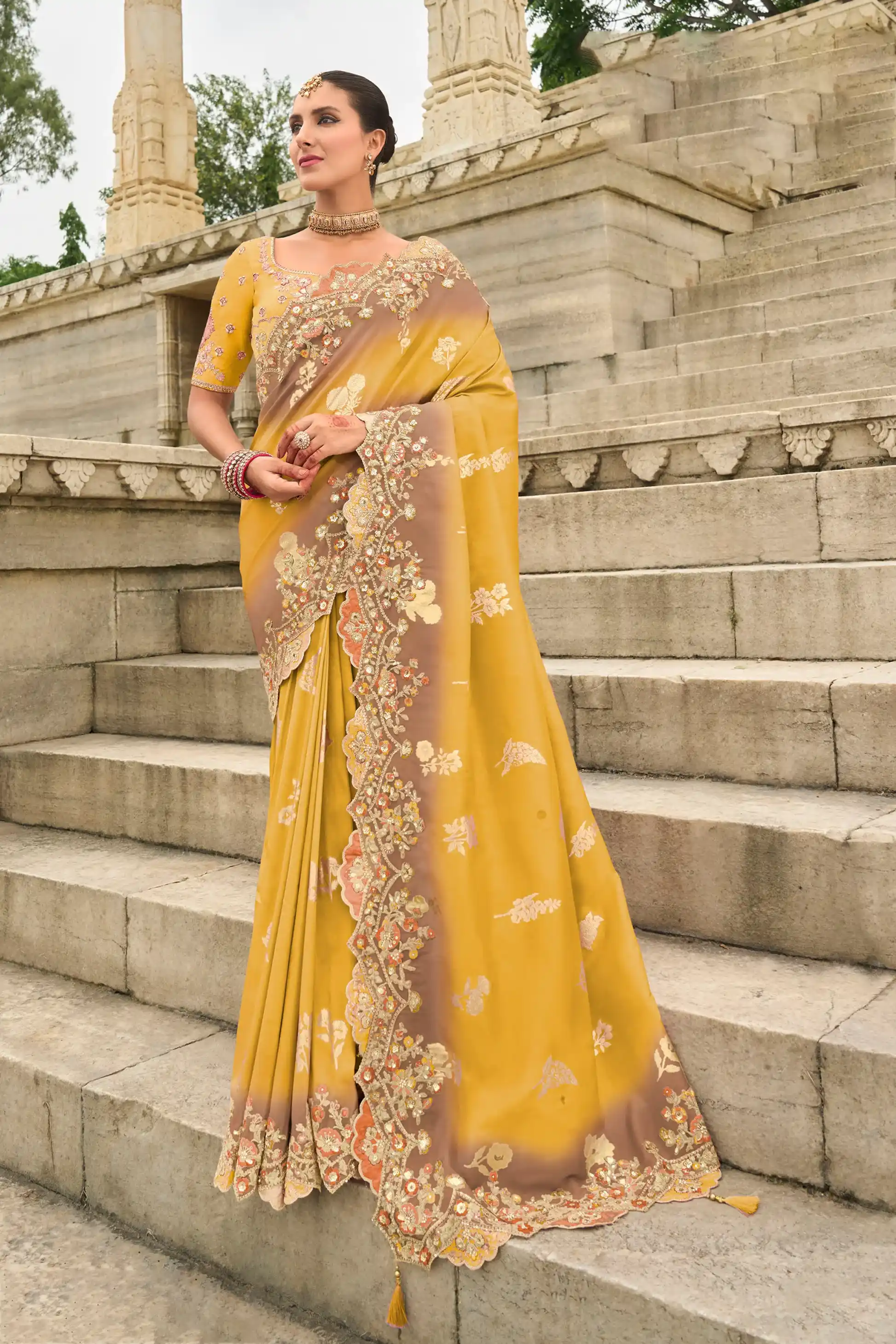 Haldi Saree